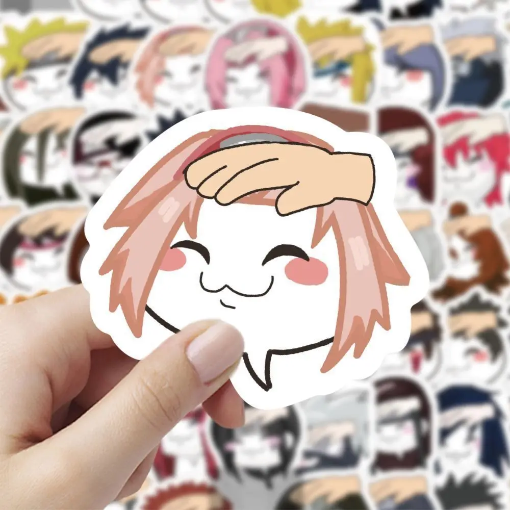 uchiha-sasuke-sticker-anime-hatake-kakashi-haruno-sakura-stationery-stickers-cartoon-diy-handbook-water-proof-student-supplies