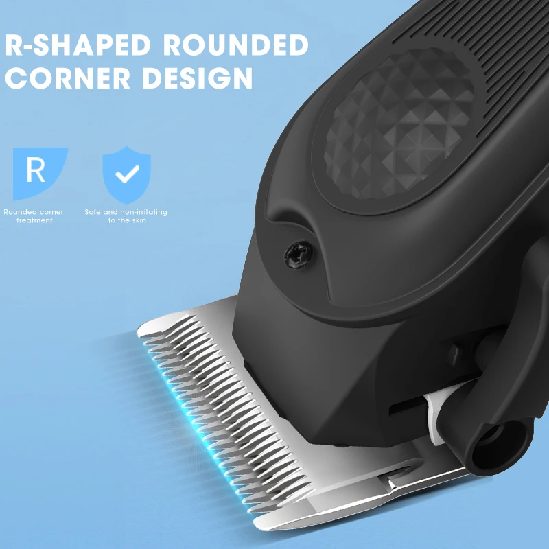 RESUXI Professional High-power Men's Household Hair Clipper Digital Display Hair Trimmer for Hair Salons Men's Grooming Tools