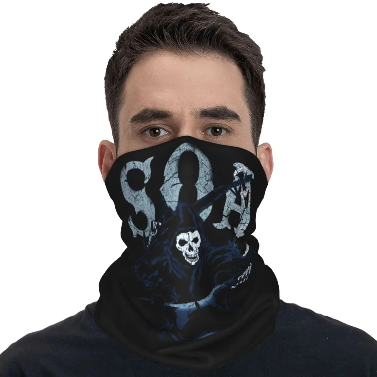 Outdoor Sport Balaclava TV Sons Of Anarchy Cycling Mask Soft Warm Tactical Mask Retro Running Travel UV Protection Scarf Bandana