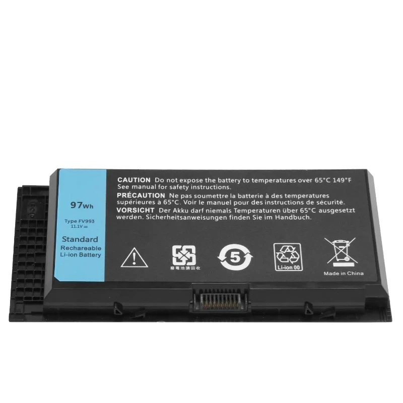 For Dell M4600 M4700 M4800 M6600 M6700 M6800 Series KJ321 FJJ4W R7PND J5CG3 1C75X PG6RC 451-11742 FV993 Laptop Battery