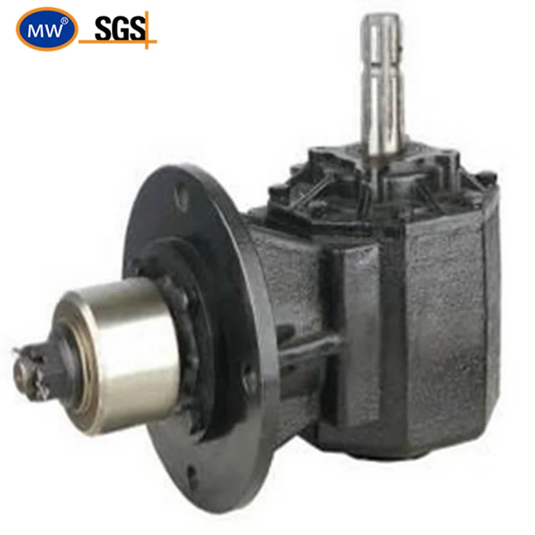 Cone Base Aequilate Spline Shaft 30HP Agricultural Gearbox for Fertilizer Spreader