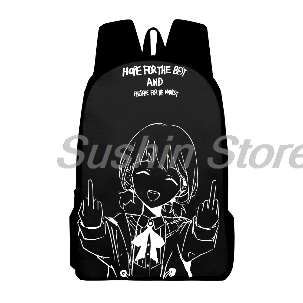 Mochila casual para desenhos animados masculina e feminina, mochila de anime japonês, mochila feminina, banda Cry Merch, Iseri, seu álbum