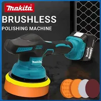 Makita Wireless Repairing Buffing Cordless Car Polisher Machine 8 Gears Electric Waxing Polisher 18V-20V