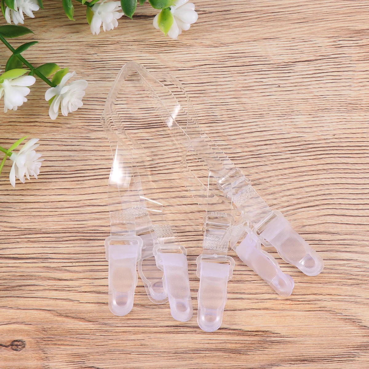 

6 Pcs Bras Straps Free Shipping Transparent Slip-Resistant Belts -slip Strapless with Rhinestones