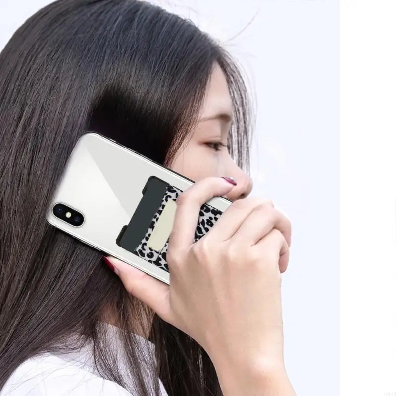 هاتف محفظة لاصق على الهاتف على جيب آمن يحمل بطاقات الائتمان وعملة H8WD