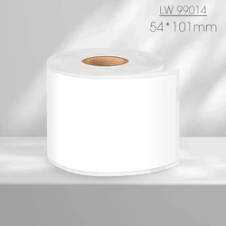 Compatible Dymo LW Label Sticker 99014 54*101mm White Paper Roll Shipping Label for Dymo Labelwriter Printer LW450 4XL LW300 315