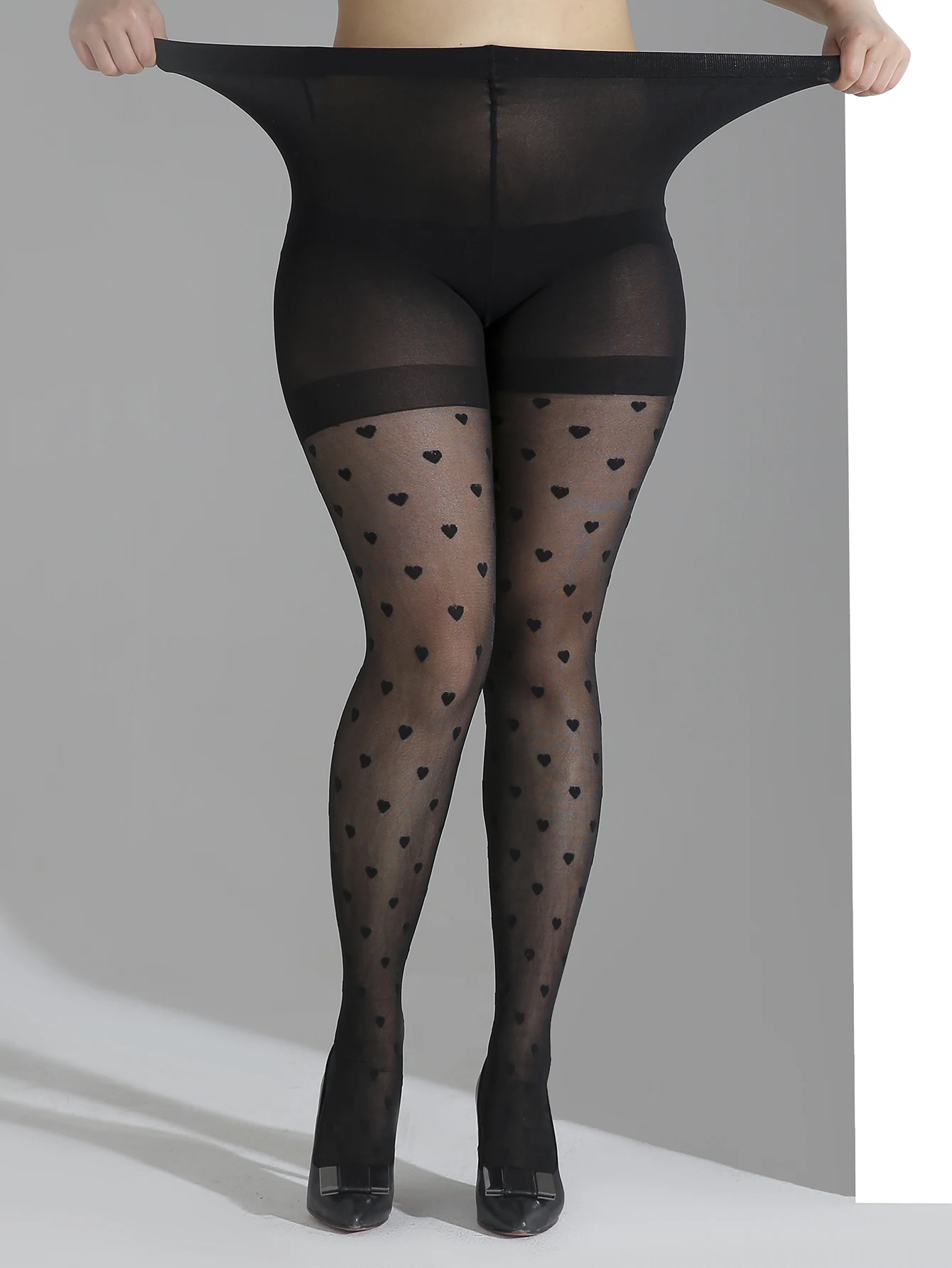 2 pairs Plus Size High Waist Pantyhose Ultra-thin Nylon stocking High Quality designing for ladys and Girls