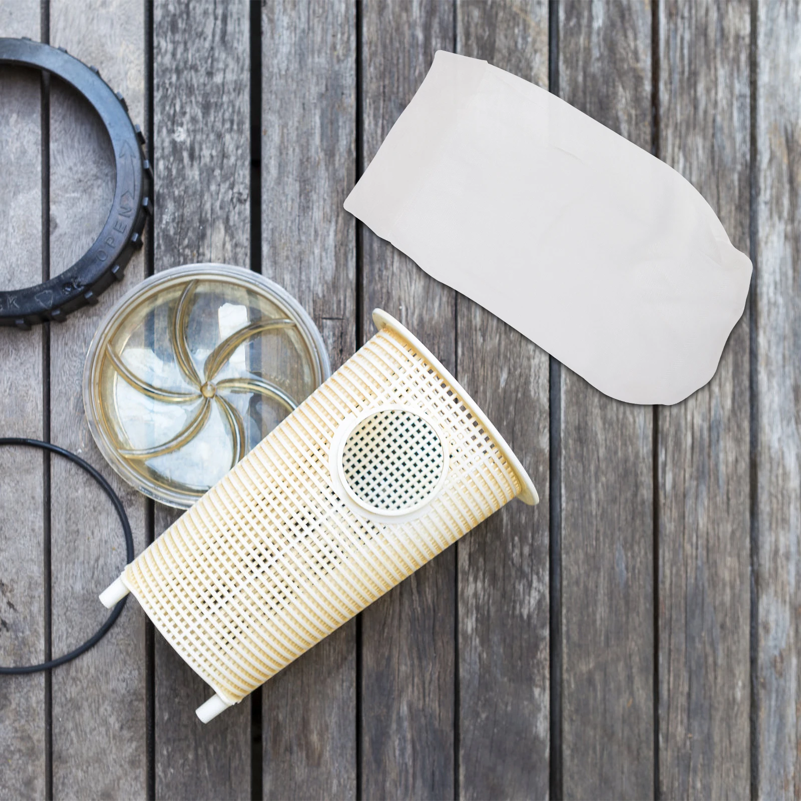 

8 Pcs Pool Skimmer Socks Swimming Pool Filter Strainer Basket Spa Bath Tub Accessories Outdoor Durability Practical Use Nylon