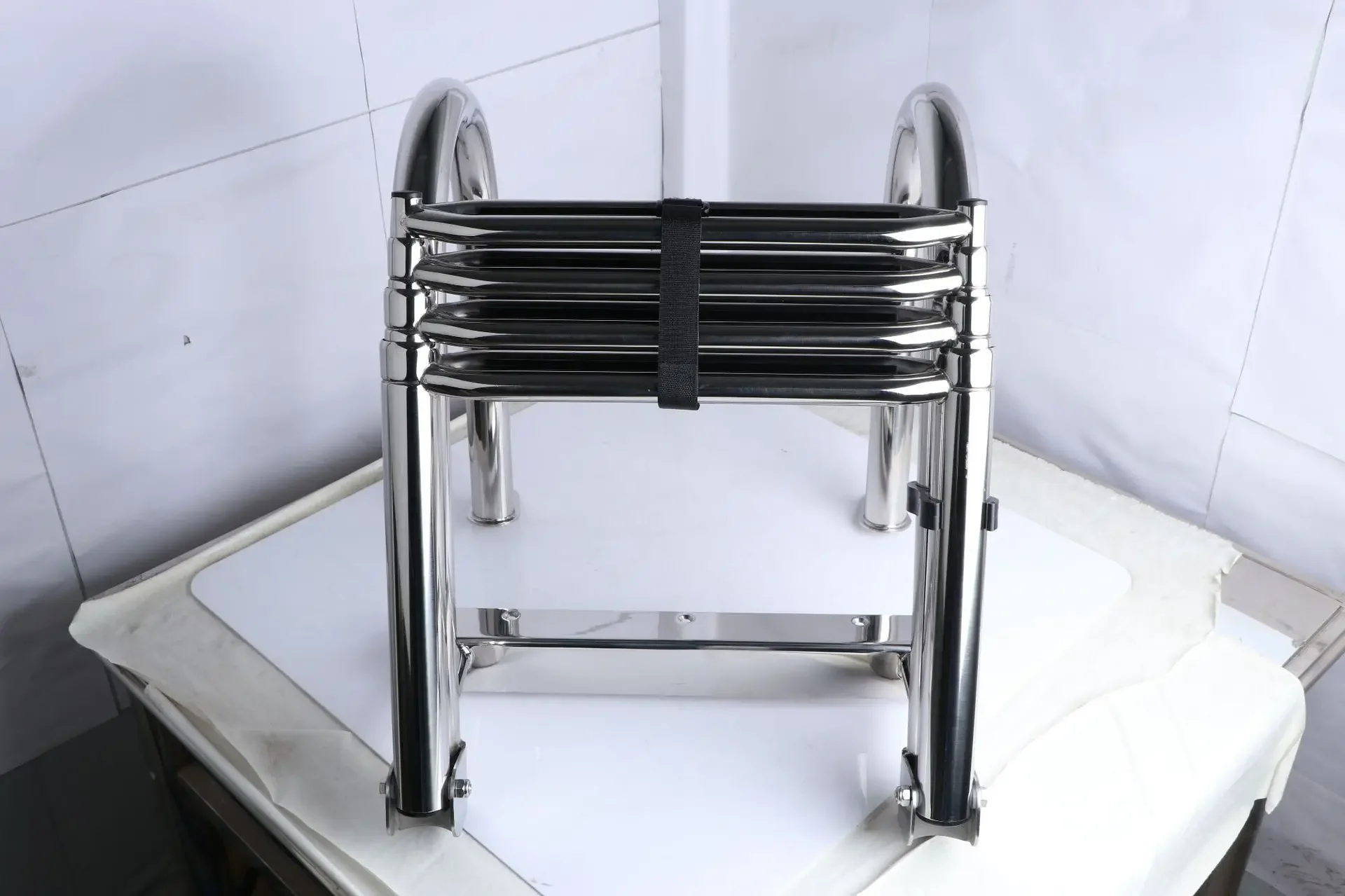 316 stainless steel marine ladders, hidden folding ladders for speedboats and yachts