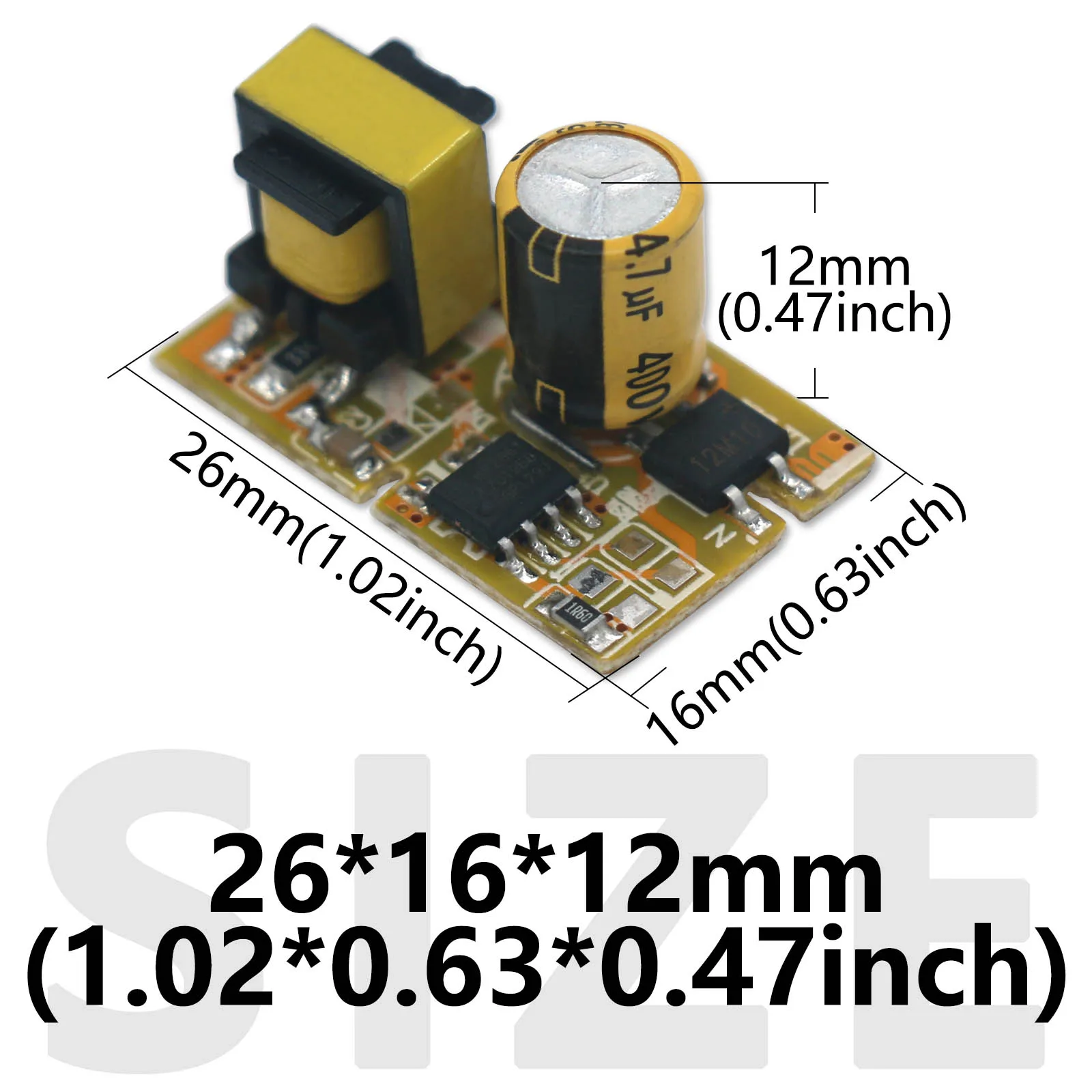 3-18W Mini LED Driver DC30-160V 115mA Non Isolation Module AC175-265V Power Supply Adapter Lighting Transformers For LED Bulbs