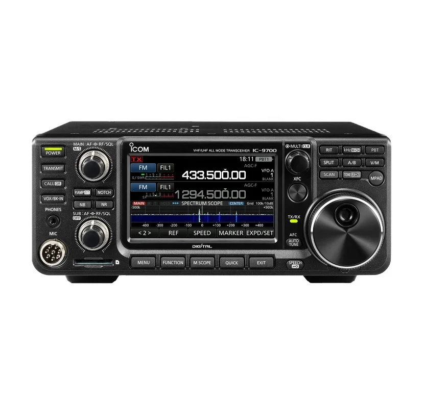 

Original Icom IC-9700 100w VHF UHF 144 430 440 1200 mhz All Mode Transceiver Digital Car Radio Base Station