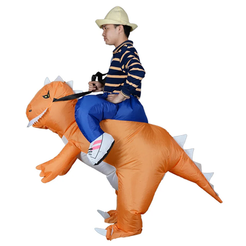 Salomon-Dinosaure T-Rex Gonflable, Mascotte Amusante, Jeu de Rôle pour Adulte, Homme, Femme, Enfant