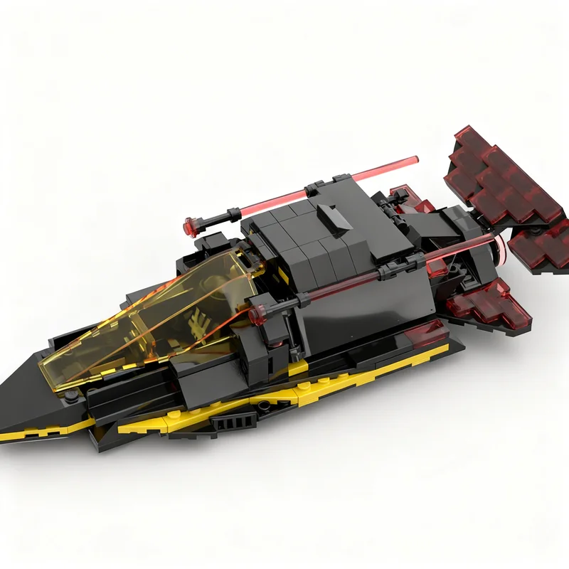 315pcs MOC Black Space Fleet Explorer I Galaxy SciFi Model Building Blocks DIY Art Set Mega Mini Iconic Skill Hero Fan Toy Gift