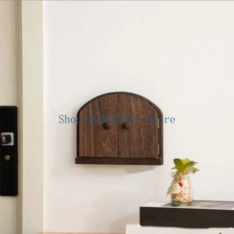 02DC Handcrafted Wooden Switches Plate Cover Natural Electrical Socket Cover Simple Installs for Modern Interior Design