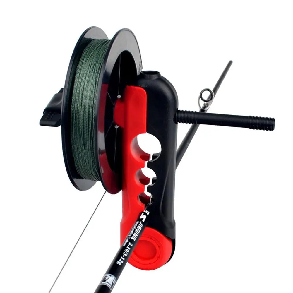 Tragbarer Angelschnurwickler ABS-Spulenmaschine für Baitcasting- und Spinnrollen Karpfenangel-Ausrüstung Wickelwerkzeuge