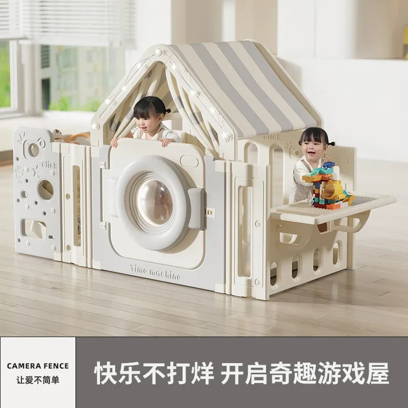 Tent house plastic toy hut, climbing mat building block table bookshelf