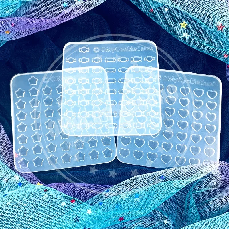 

DIY 50 Star Love Candy Necklace Pendant Silicone Molds Handmade Cake Food Baking Decoration Ornament Epoxy Resin Mold Handmade