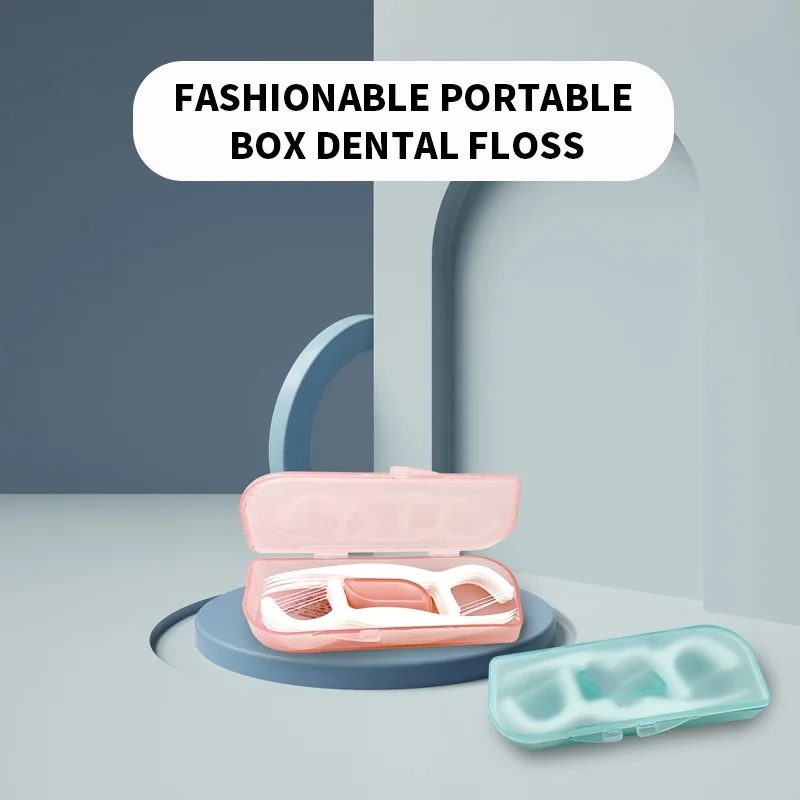 1-20Boxes Dental Floss Teeth Portable Travel Package Line Dental Floss Storage Box Oral Care Disposable Superfine Toothpick
