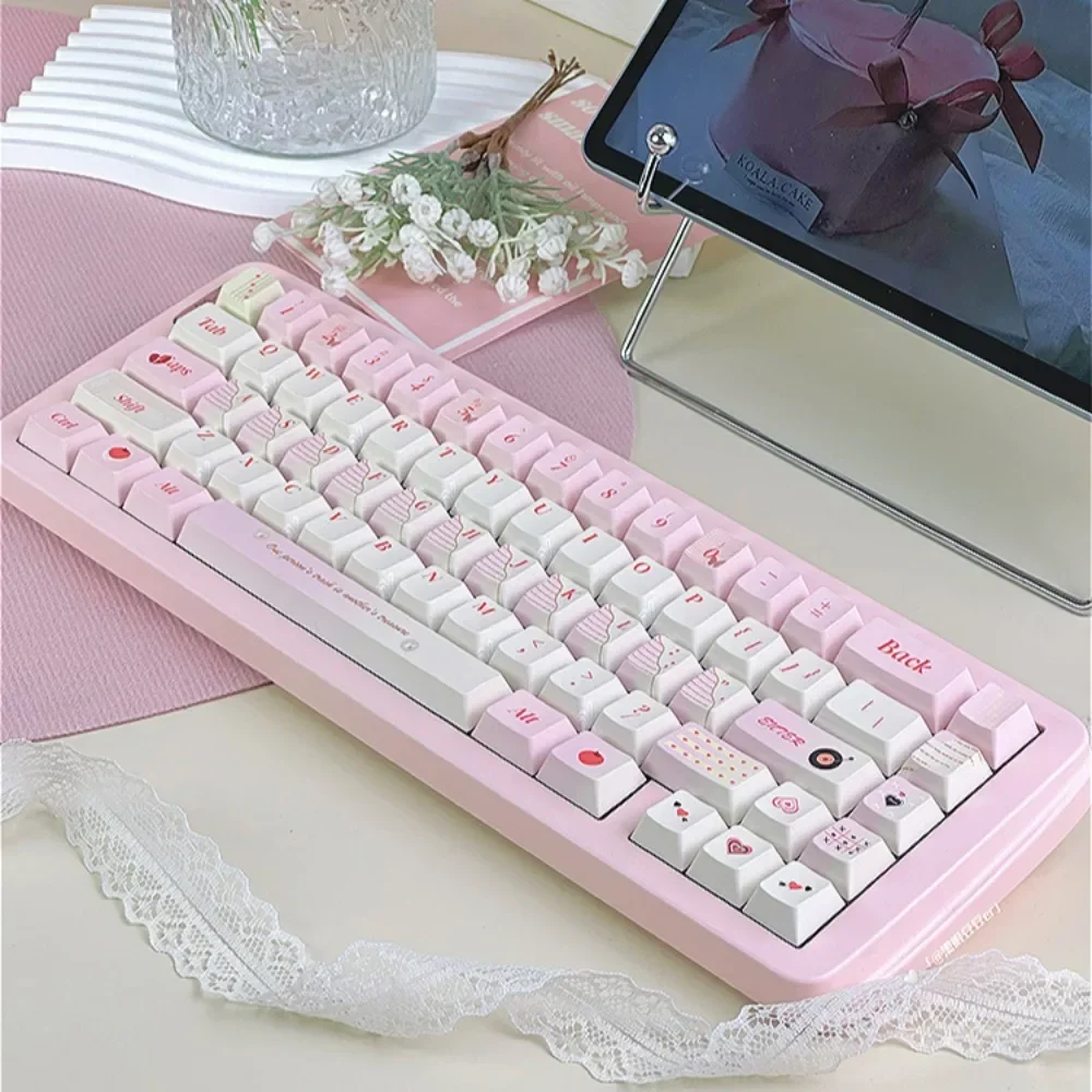 Personalized Keycap 152 Keys, Cherry/MOA PBT Notebook Theme for MX Switch 60/84/90/104/108 Mechanical Keyboard
