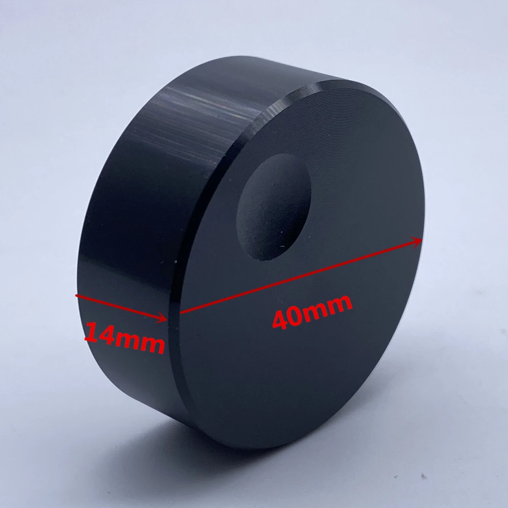 1pcs 40*14 mm  6mm Shaft Hole Aluminum Alloy Encoder Volume Control Audio Potentiometer Knob ( D-axis )