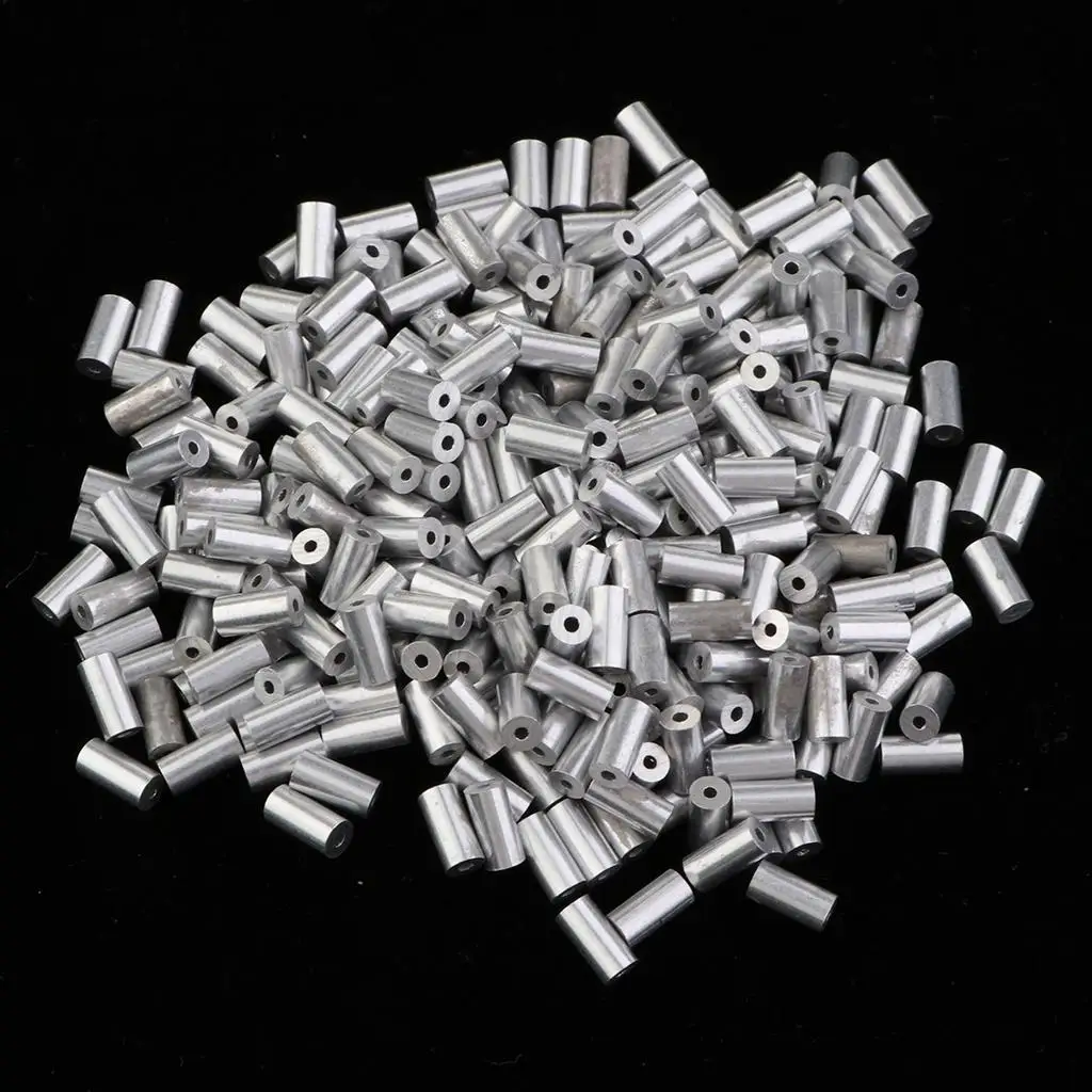Fishing Wire Leader Crimps Alu - Monofilament Line ulasan dan harga