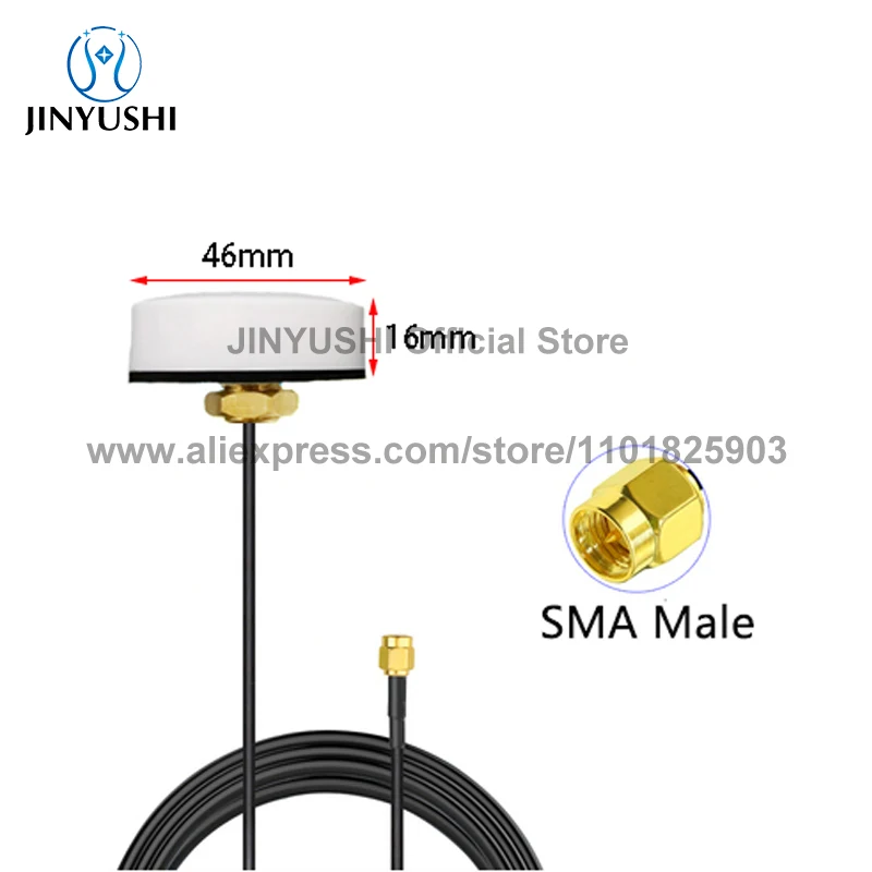 2Pcs 4G LTE DTU Antenna External Cabinet Antenna SMA Male 1m 1.5m3m Cable RG174 Signal Booster Outdoor Waterproof Router Antenna