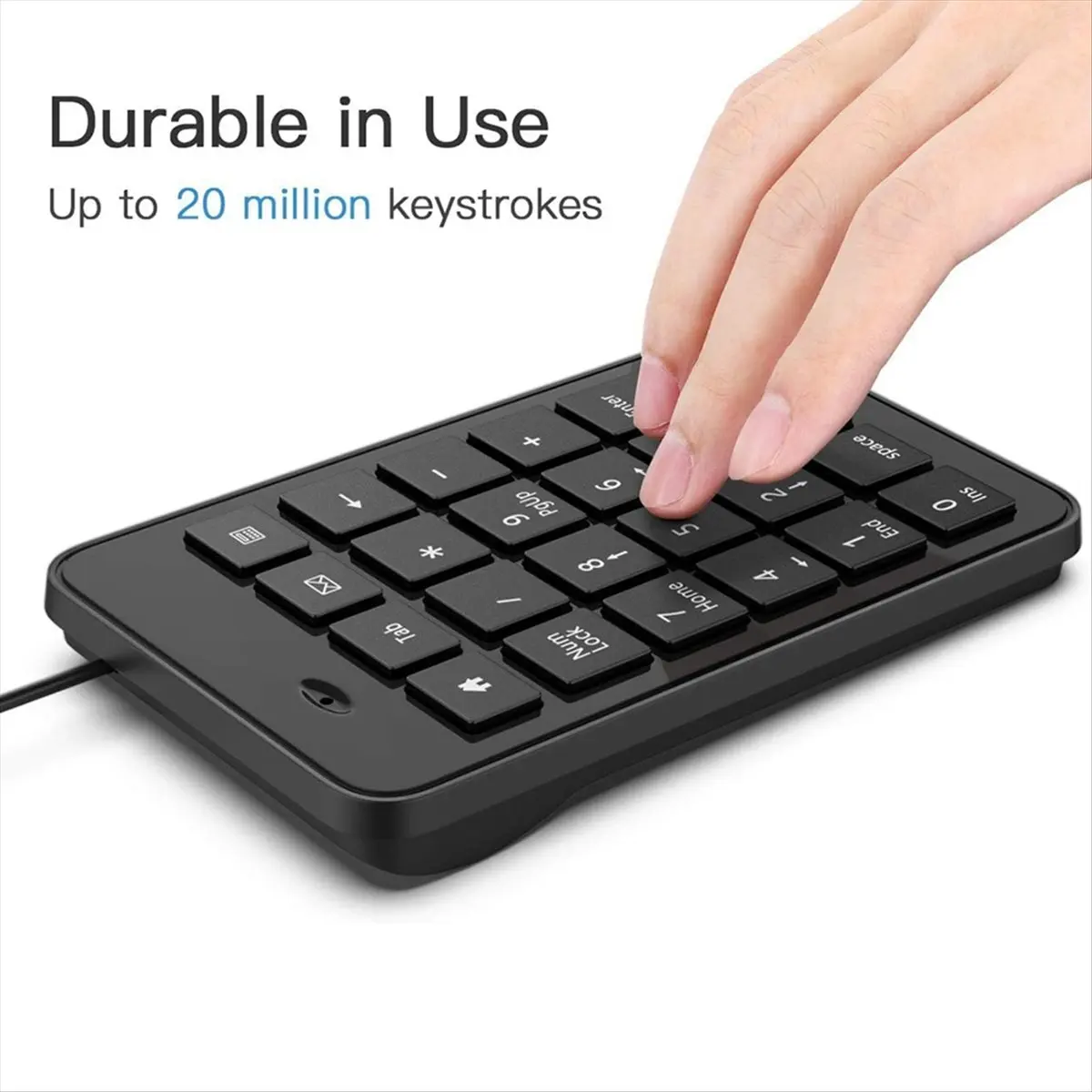 Wired Number Pad, USB 23 Key Numeric Keypad Main in Electronic products