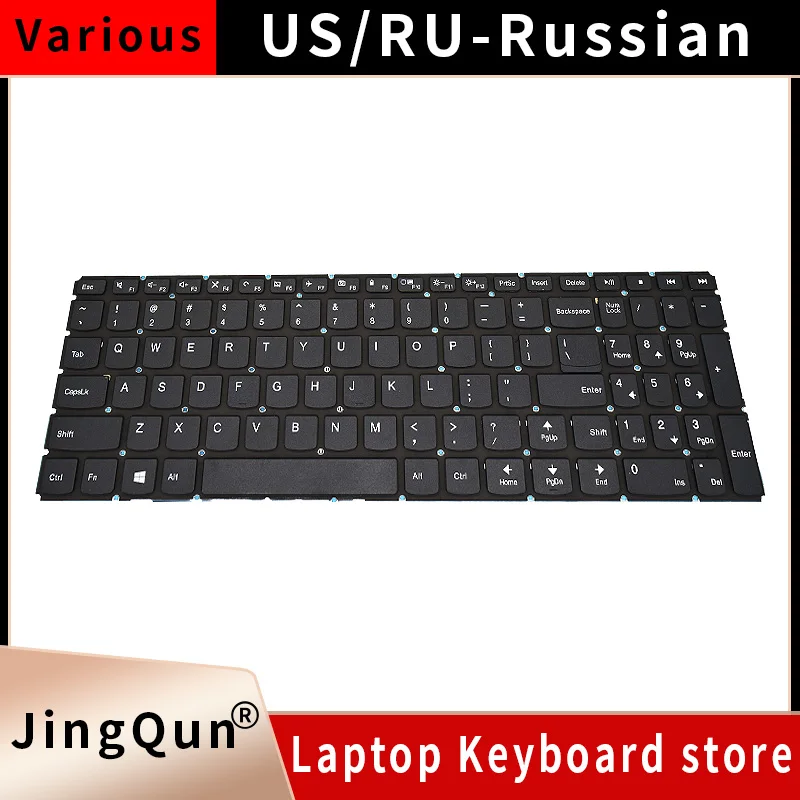 

US/RU English/Russian NEW Laptop Keyboard For Lenovo Ideapad 310-15ABR V310-15 ISK/IKB 510-15IKB 510S-15 ISK/ISE/IKB 510-80SY