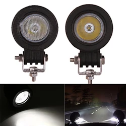 Bike Fog Lamp Led Motorcycle Fog Lights 10W Spotlights mini 2Inch Work Light LED Motor Headlight 24V 12V for Car 4X4 Off road