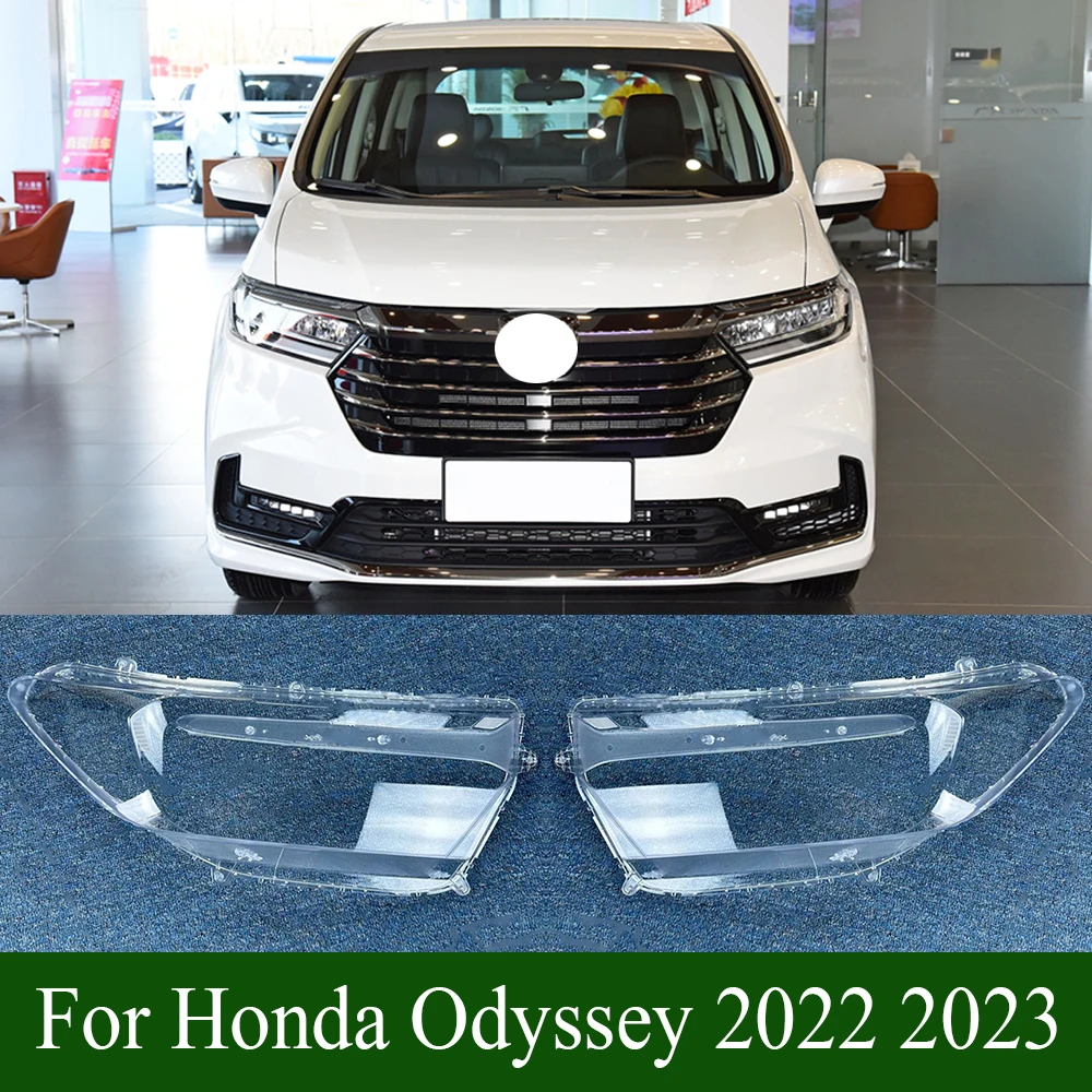 

For Honda Odyssey 2022 2023 Car Transparent Lampshade Head Light Lamp Cover Glasses Lamp Shade Headlight Shell Cover Lens Parts