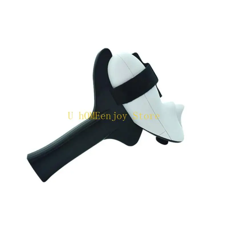 B0KF Table Tennis Paddle Grip Handle for 3 Touch Controllers Playing