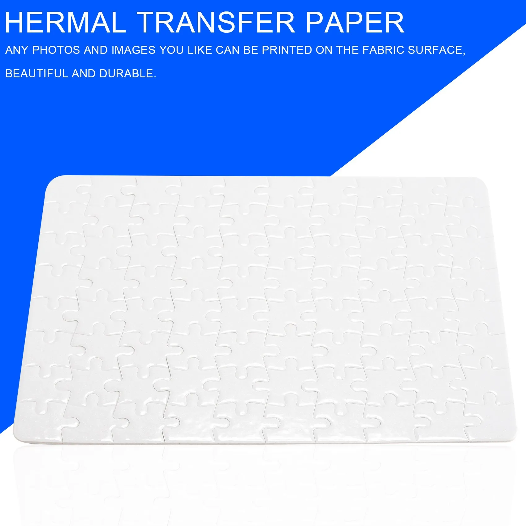 B78B-Sublimation Blank Puzzle 10Pcs/Lot DIY Craft A5 Jigsaw Puzzle For Sublimation Ink Transfer