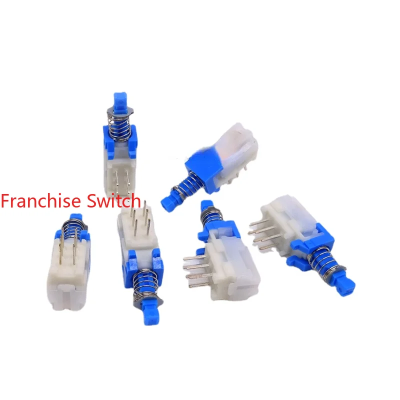 Self-locking Switch SPUJ190900 6-pin Horizontal Button  With Lock Dual  