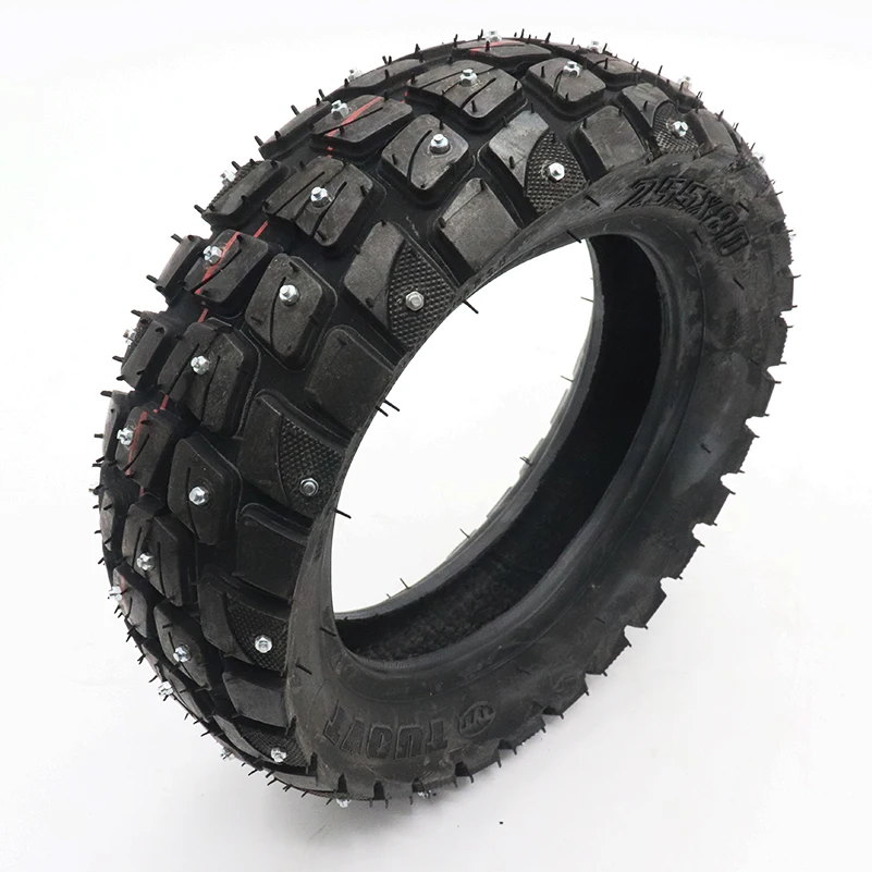 10 Inch Tire 255X80 Off-road Studded Snow Tires For Zero 10x Kugoo M4 Speedyway 4 Electric Scooter Accessories 10x3.0 80/65-6 - view 6