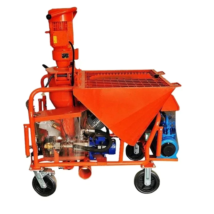 wholesale price of  Gypsum Cement Plaster Rendering machine gypsum mortar spraying machine