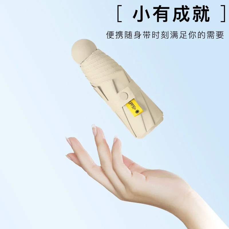 

Mini UV-proof Ultra-light Capsule Pocket Sun Umbrella Sun Protection Parasol Sunshine and Rain