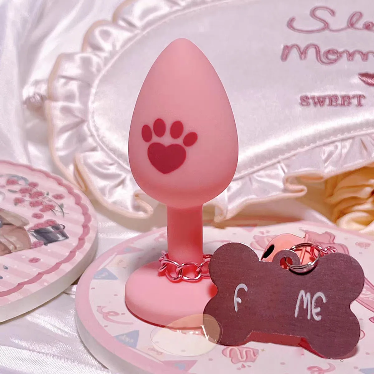 Cat Claws Bell Ring Silicone Anal Plug Sex Toys for Gays women Men