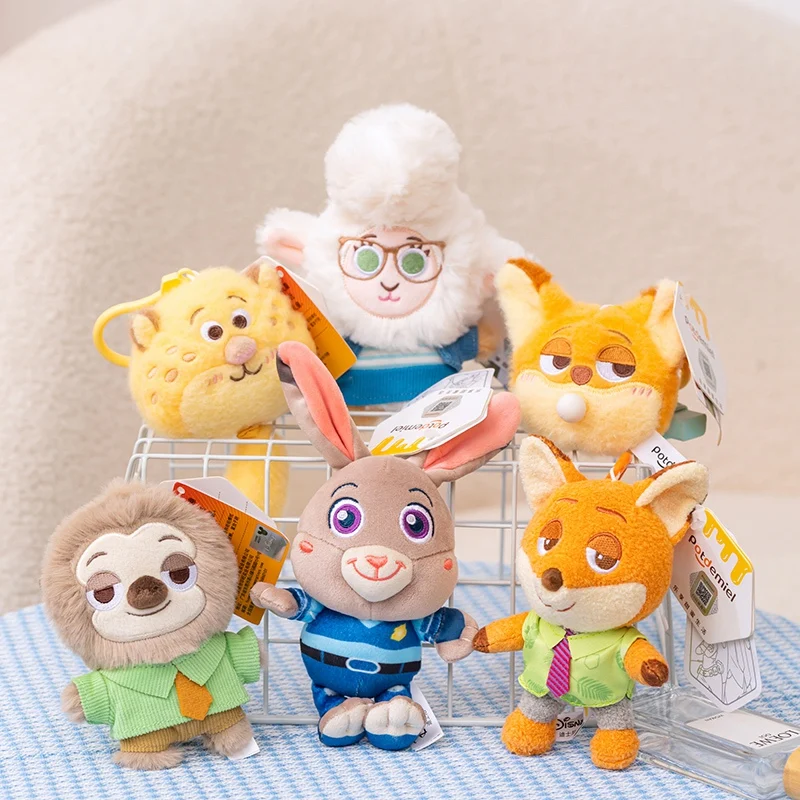 

Disney Zootopia Judy Nick Flash Clawhause плюшевый кулон милый рюкзак с героями мультфильмов школьная сумка плюшевые брелки милые брелоки для девочек