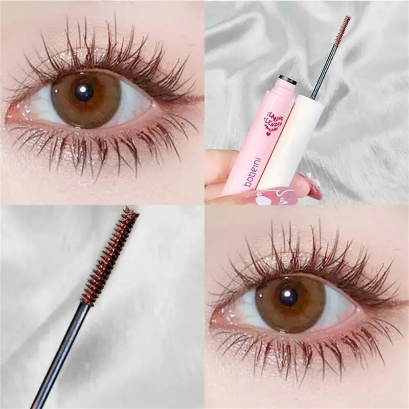 Mascara Curl Thick Lengthening Eyelash Mascara Waterproof Non-smudge Brown Natural Curling Fine Brush Mascara Makeup tools