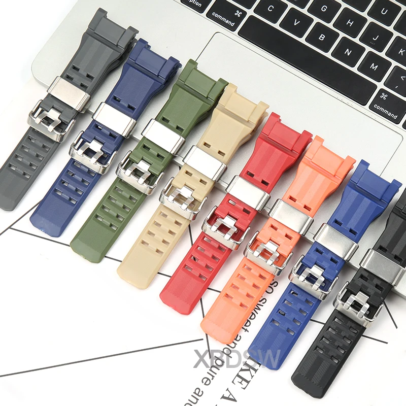 GWG-B1000 Watch Band for Casio GWG B1000 TPU Rubber Strap Sprot Waterproof Bracelet GWGB1000 Watch Accessories