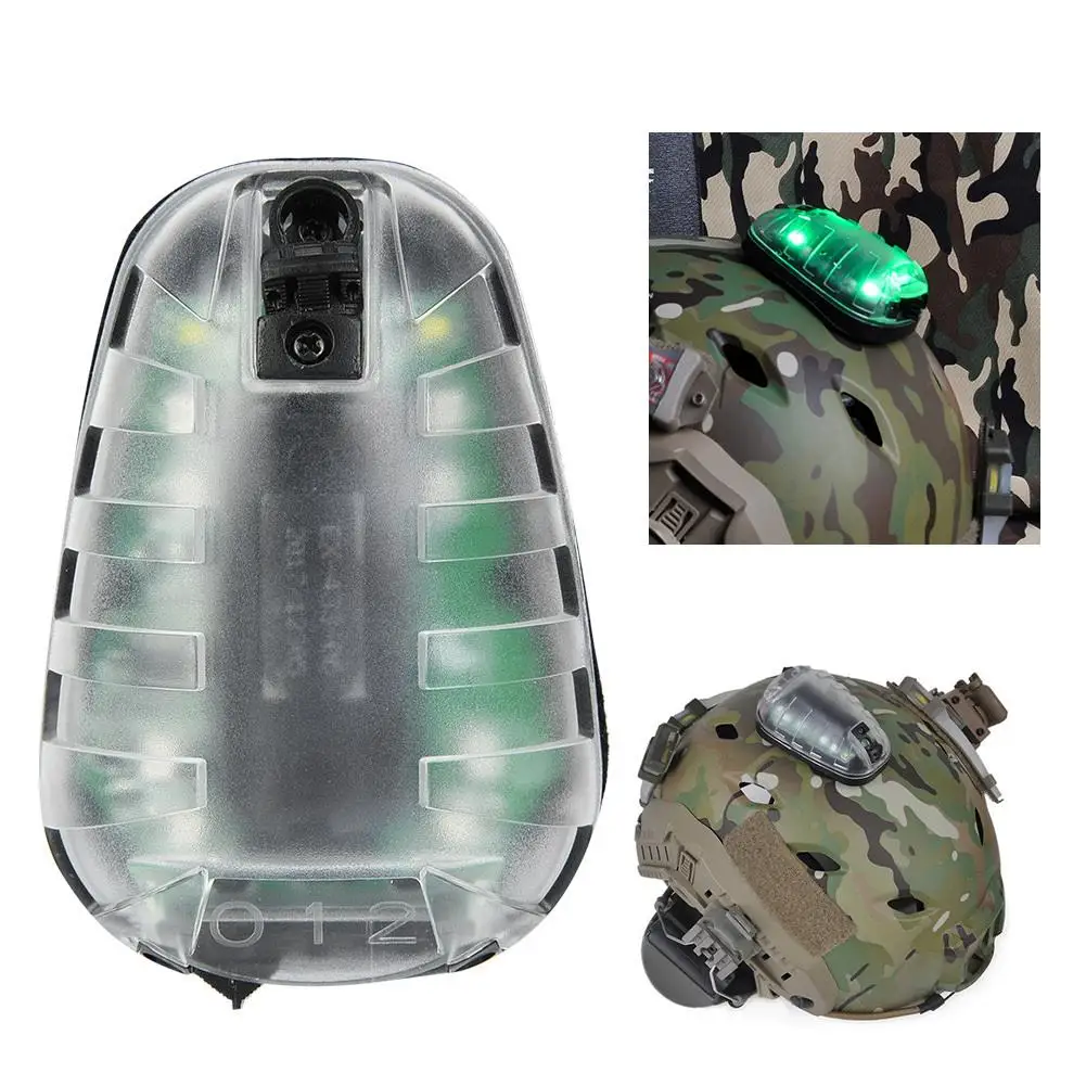 Waterproof Ladybird Helmet Strobe Light - Versatile Tactical IR Flashlight for outdoor Survival &  Tools