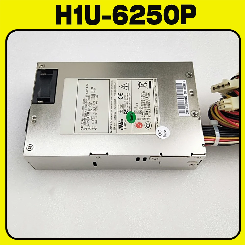 For Zippy Server Power Supply 250W 1757000557 Fully Tested H1U-6250P