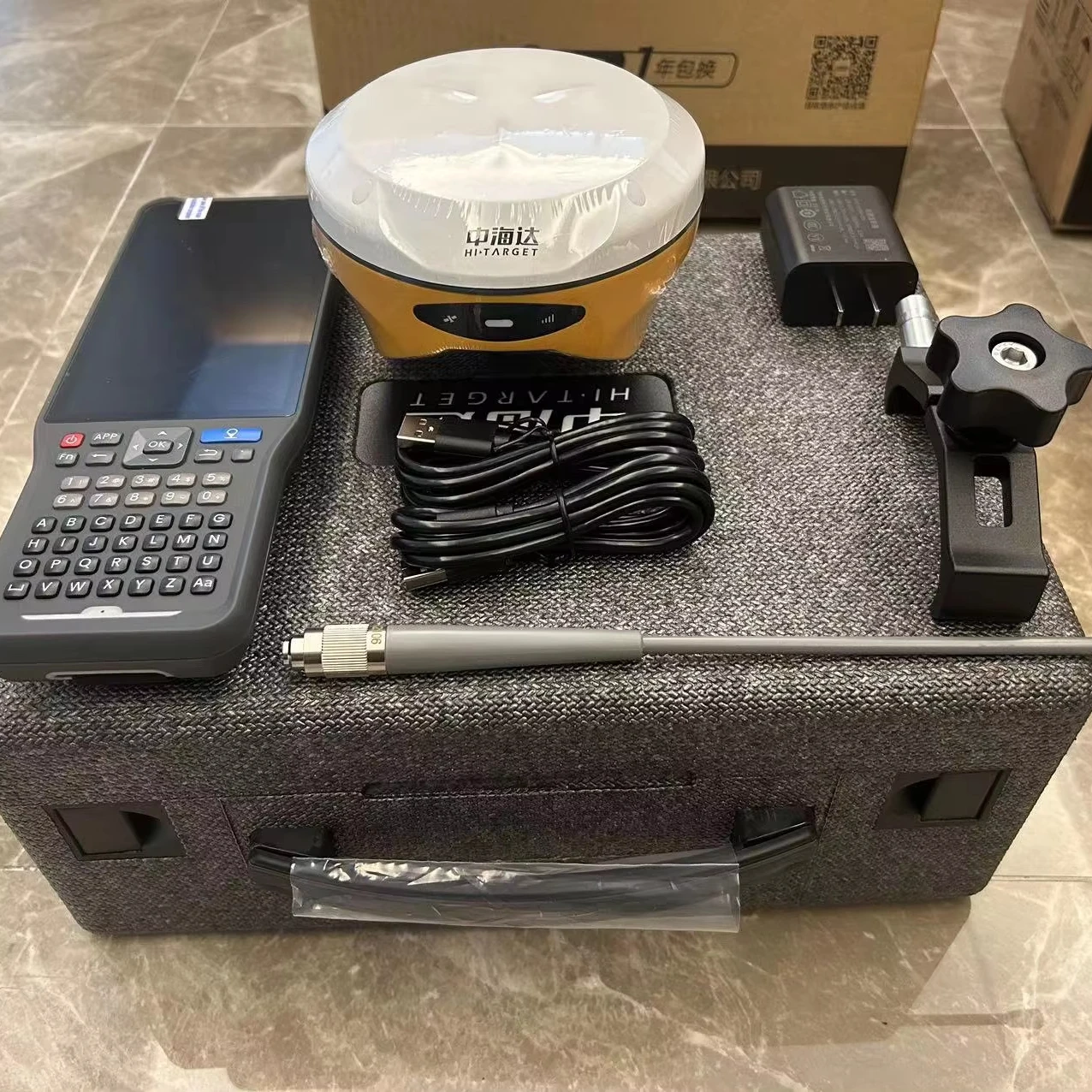 Hi-Target V300 GPS With Camera And IMU GPS RTK V300 GNSS Receiver For Survey