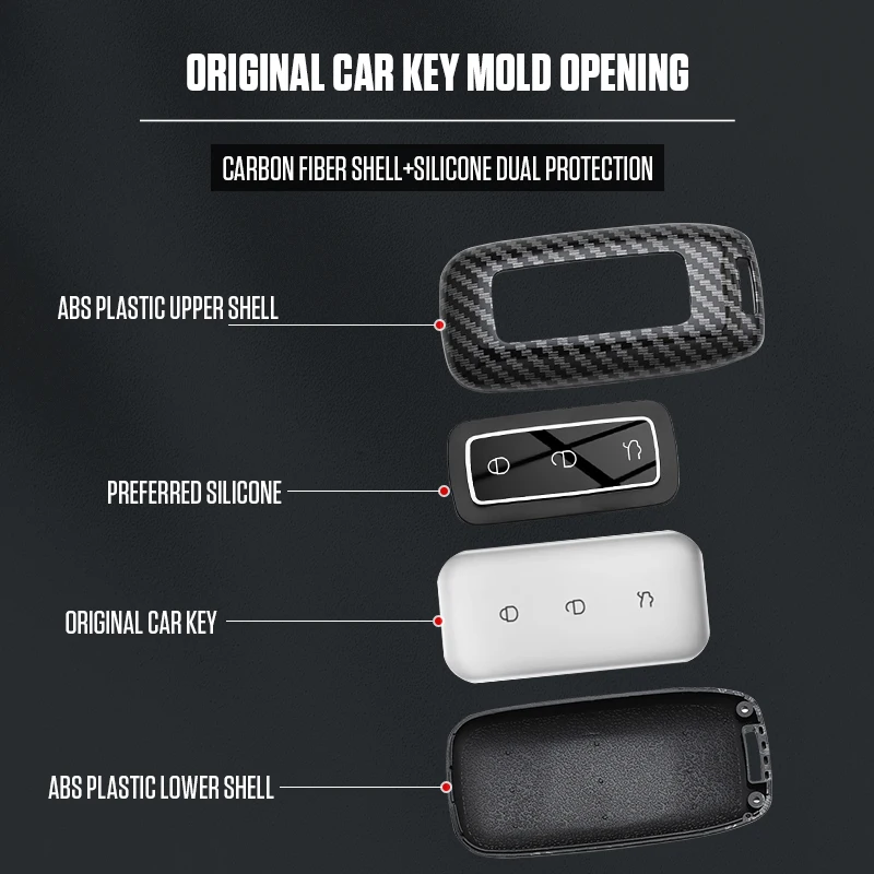 حافظة مفاتيح لهاتف جيلي جالاكسي EX5 E5 Cityray L6 L7 EMI NO.1 Proton e.MAS 7 5 E8 Starry 8 غطاء سلسلة مفاتيح شل فوب ملحقات السيارة #5