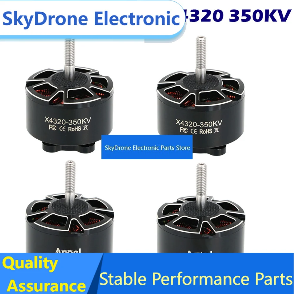 SkyDEl4PCS UAngel X4320 350KV 3-8S High Speed Brushless Motor 6mm Shaft For RC Fixed-wing FPV Parts