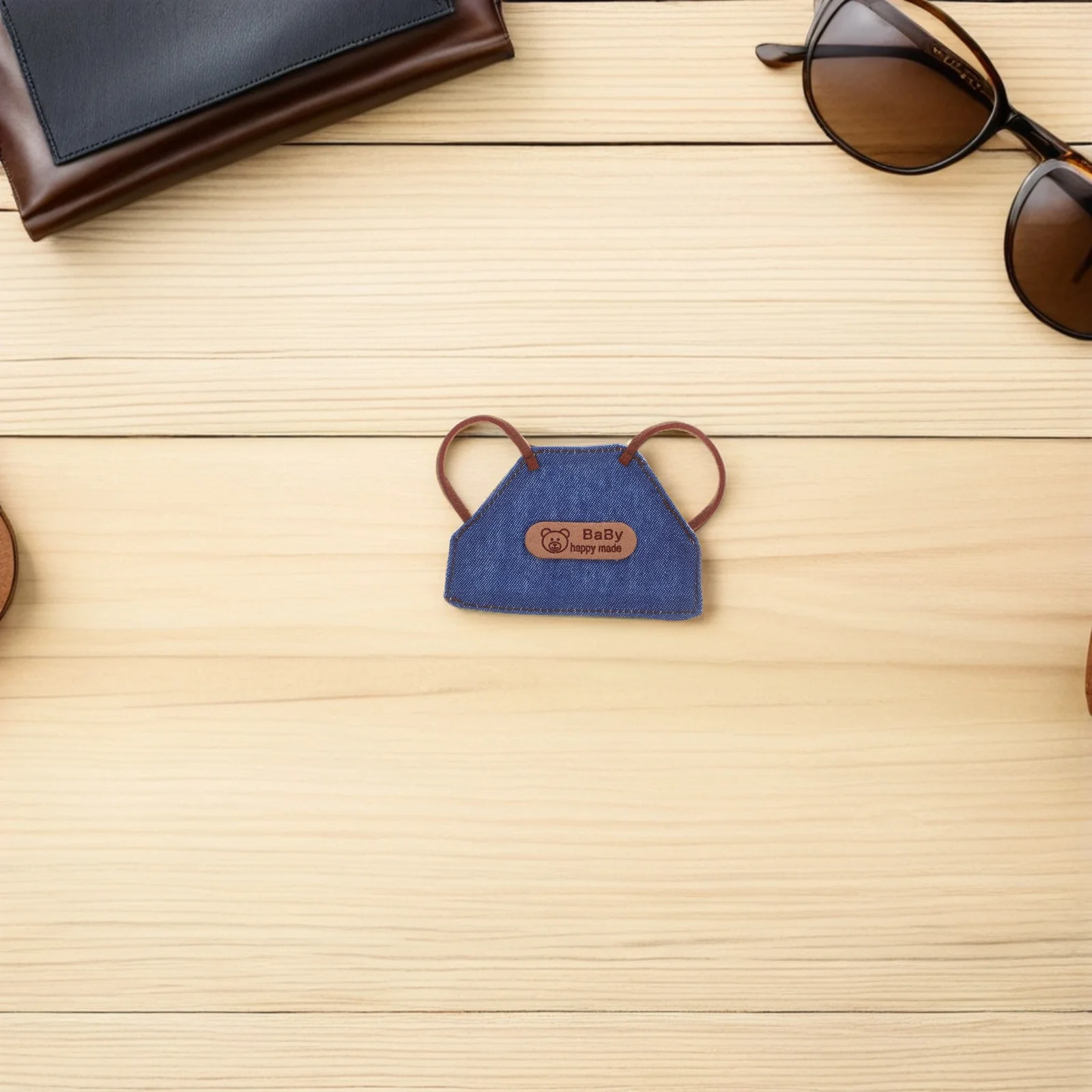 Mini tabliers pour figurines de 10Cm, 4 pièces, petit tablier de Style Denim, fait à la main, jeu créatif, scène de pâtisserie, installation de vêtements miniatures