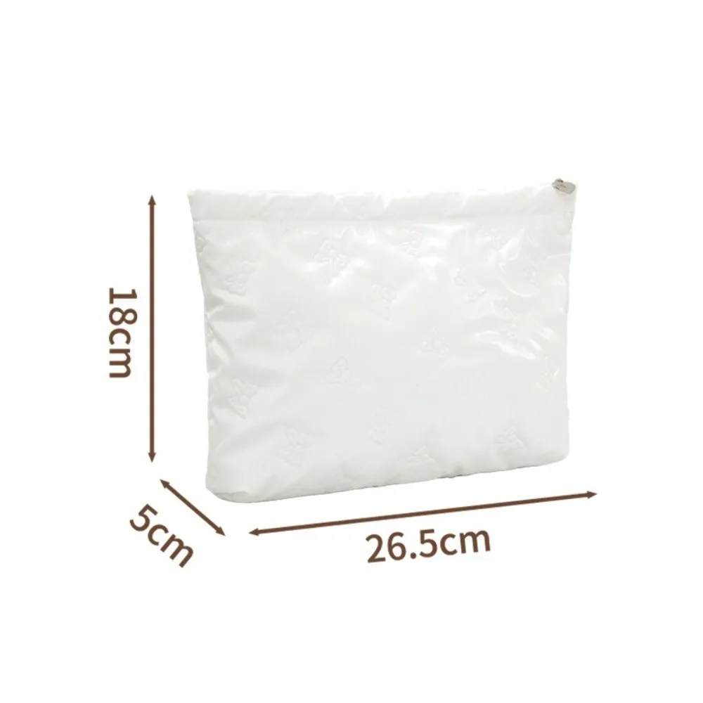 

Fashion Waterproof Cosmetics Storage Bag PU Bow Printing Makeup Bag Portable Toiletries Bag Women