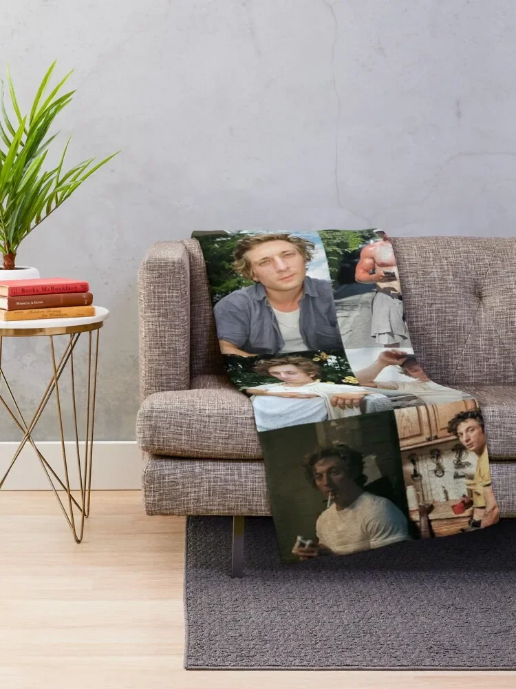 Jeremy Allen White Throw Blanket For Sofa Thin Plaid Blankets For Bed Picnic Blankets