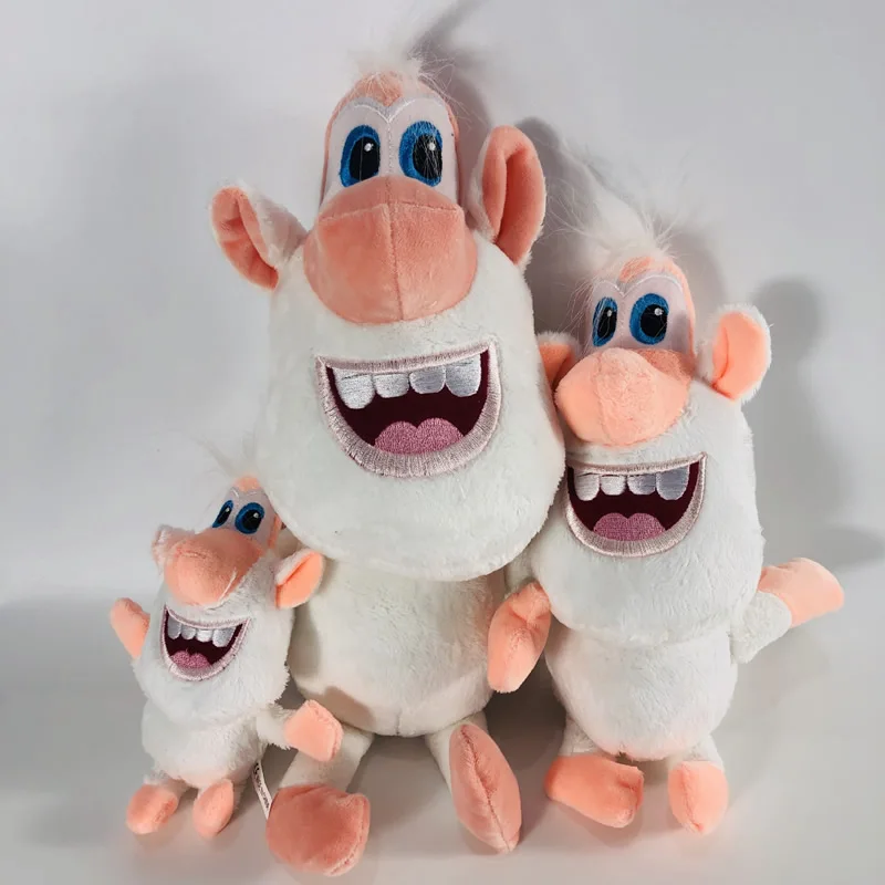 15-38cm Russian White Pig Cooper Plushes White Pig Coopered Booba Buba Plush Toys Cartoon Animal Dolls Stuffed Plushie Toys Gift