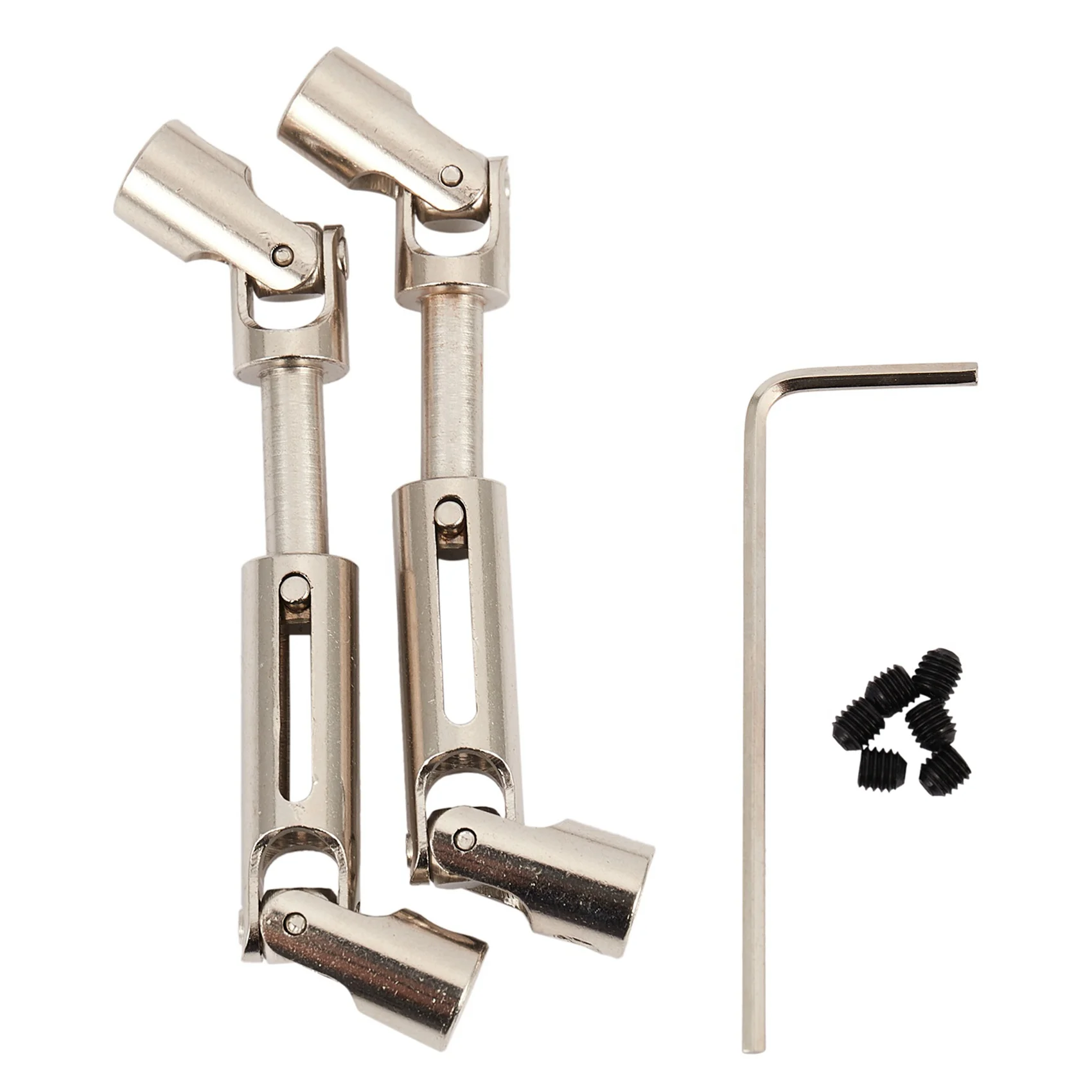 B24C-Crawler Car Metal eje de conducción parte inferior camión Rc con 4 Uds RC coche Metal Shock Tower soporte Kits